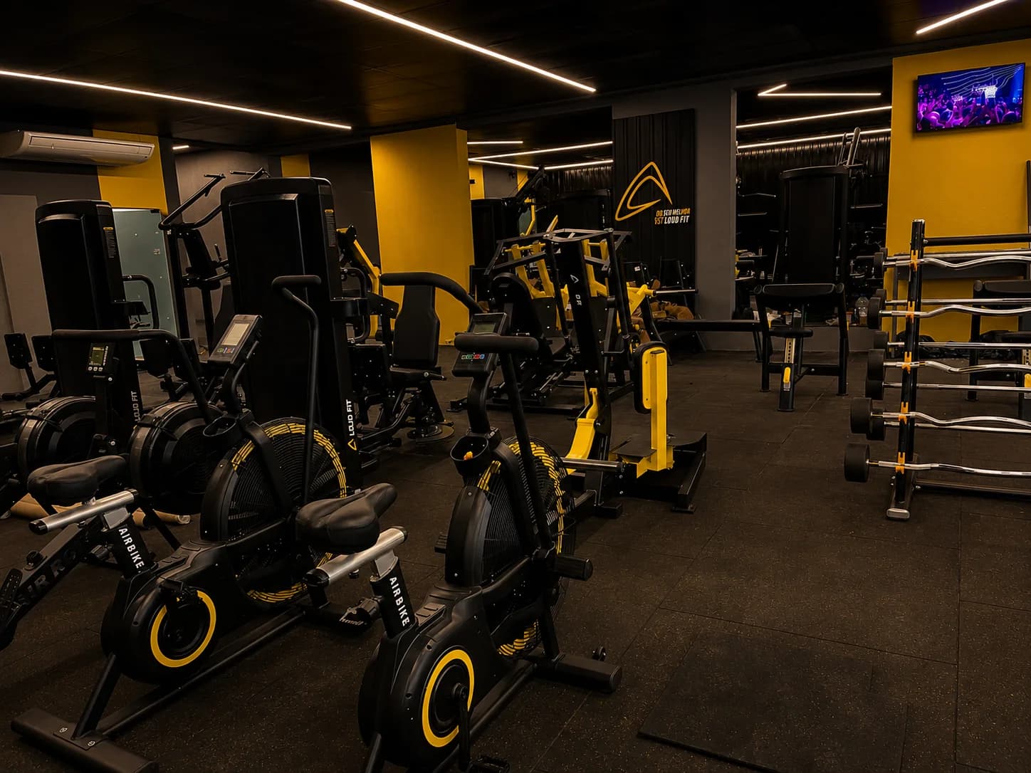 Área integrada de estrutura da Loud Fit Ipiranga